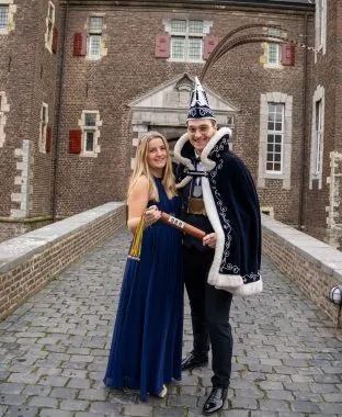 Dennis Vrancken I en Tess Ermans, prinsenpaar 2023